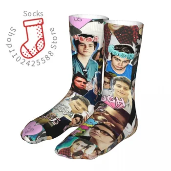 Дилън О ' Брайън Фотоколлаж Чорапи Мъжки Дамски Модни Чорапи За Актьори Harajuku Чорапи За Цялата Година Подарък