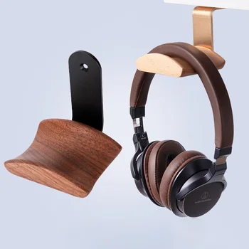 Универсална Поставка За Слушалки Дървена Притежателя Слушалки Закачалка Монтиране на Куката за Слушалки Метален Багажник За Изложбата на Стоки и Аксесоари За Слушалки В Продажба