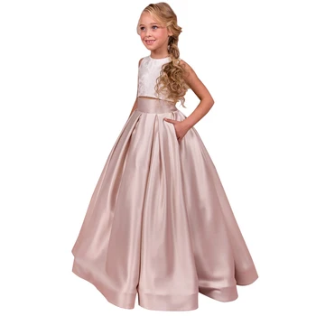 бебешка рокля от две части за момичета от 2 до 12 години, празнична рокля fantasia infantil para menina, детски бална рокля, дълга рокля за бала, за малките момичета