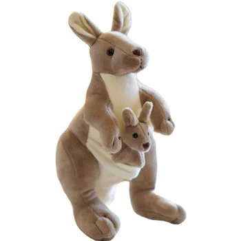 Новата Майка Австралийски Кенгуру За Кукла Моделиране На Животни-Детски Меки Плюшени Играчки За Рожден Ден, Коледни Подаръци